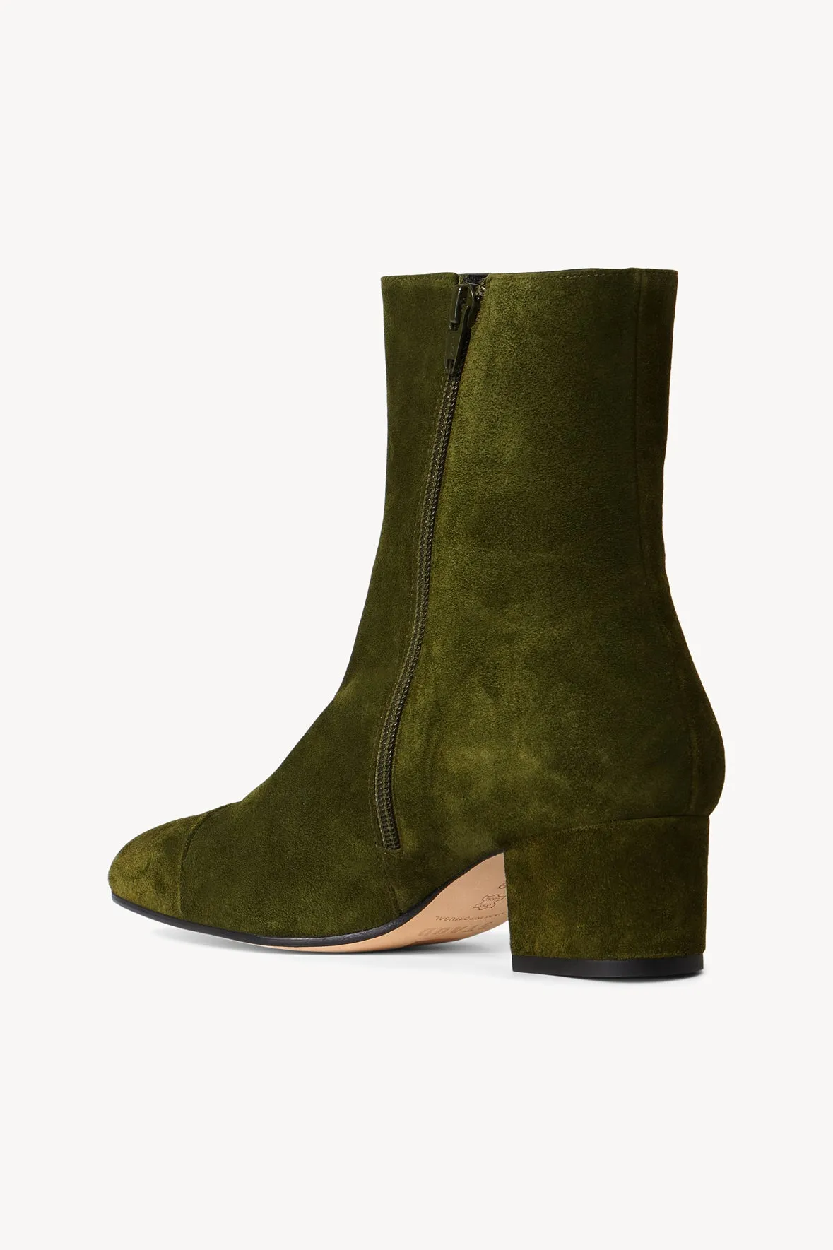 AIMEE SHORT BOOT | OLIVE SUEDE