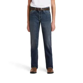 Ariat Boys B4 Augustus Relaxed Fashion Boot Cut Jeans