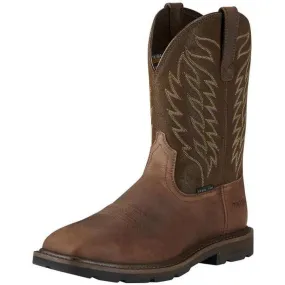 Ariat Men's Groundbreaker 10" Square Stl Toe Western Work Boot - 10021108