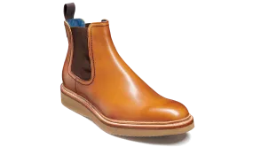 Barker Fred Chelsea Boot  - Rosewood Hand Painted