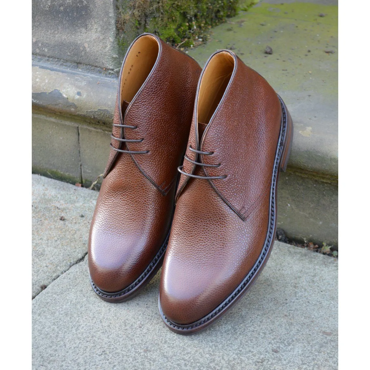 Berwick 1707 Chukka Boot (320) - Dark Brown Grain