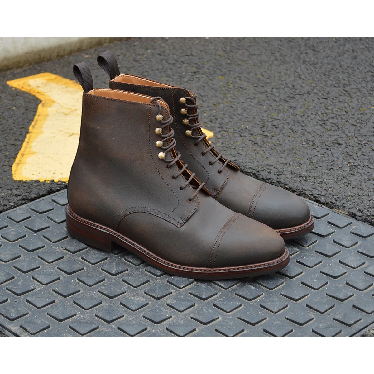 Berwick 1707 Toe Cap Boot (321) - Waxy Commander Snuff