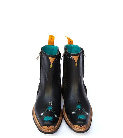 bunnie reiss x pskaufman... No. 1041 TARMAC zip boot Black