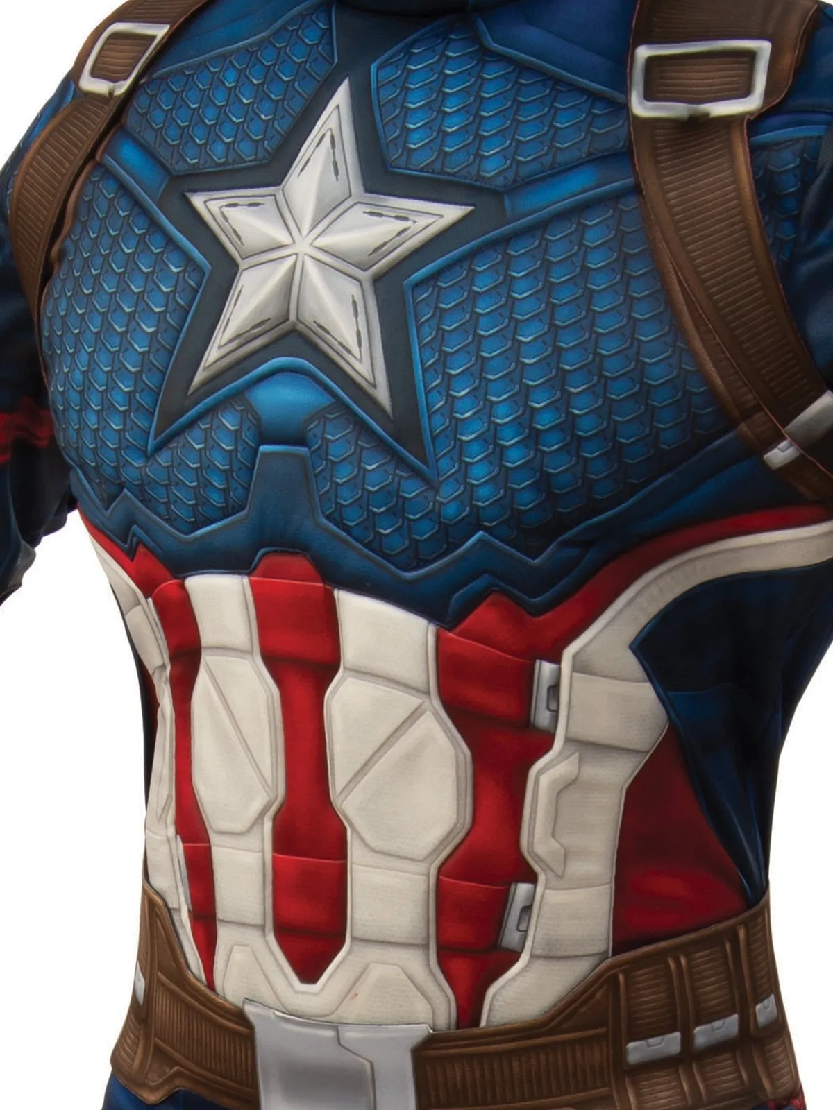 Captain America Deluxe Costume for Adults - Marvel Avengers