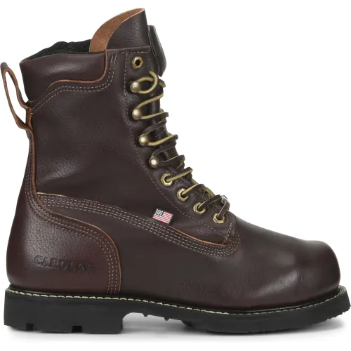 Carolina Men's INT 2.0 8" ST Internal Metguard Work Boot -Brown- CA518