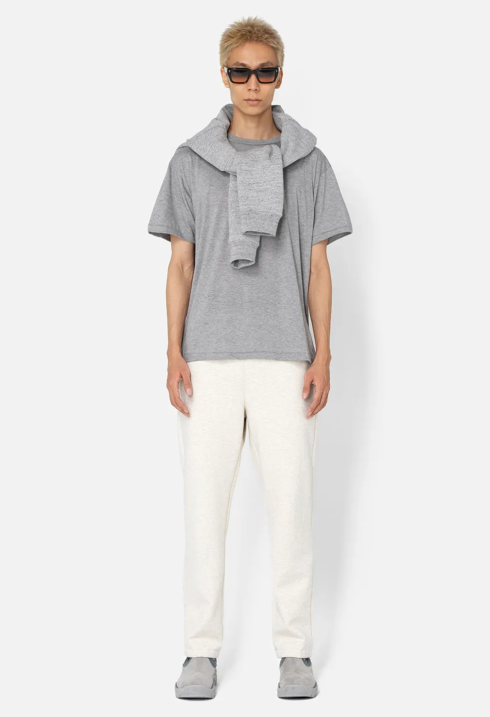 Cashmere Fleece Savile Sweats / Heather Ash