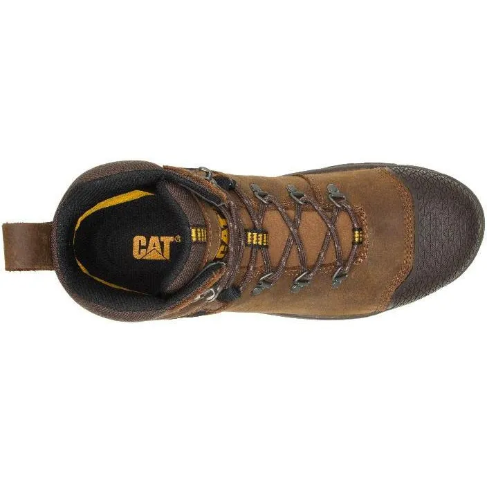 CAT Men's Accomplice X Steel Toe WP Work Boot - Brown - P91331