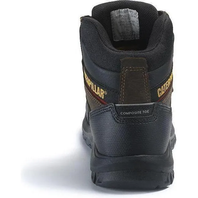 CAT Men's Resorption WP Comp Toe Work Boot - Black - P90977