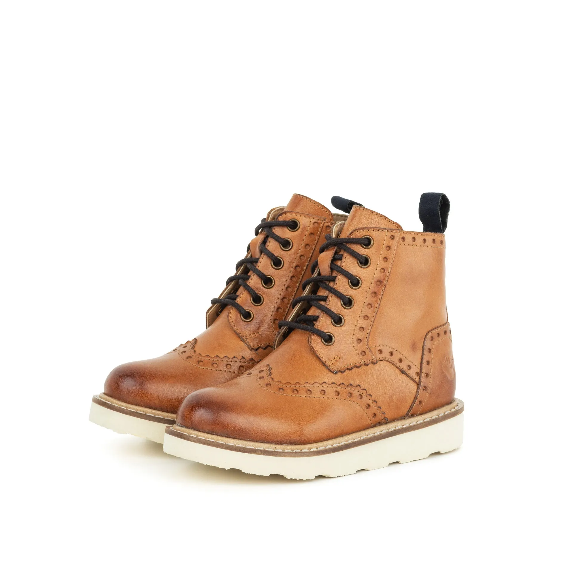 Children's Brooke Tan Brogue Boot