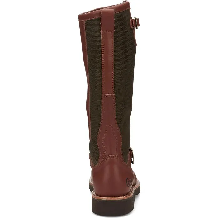 Chippewa Women's Sunjo 15" Soft Toe Outdoor Snake Boot- Brown - SN6913