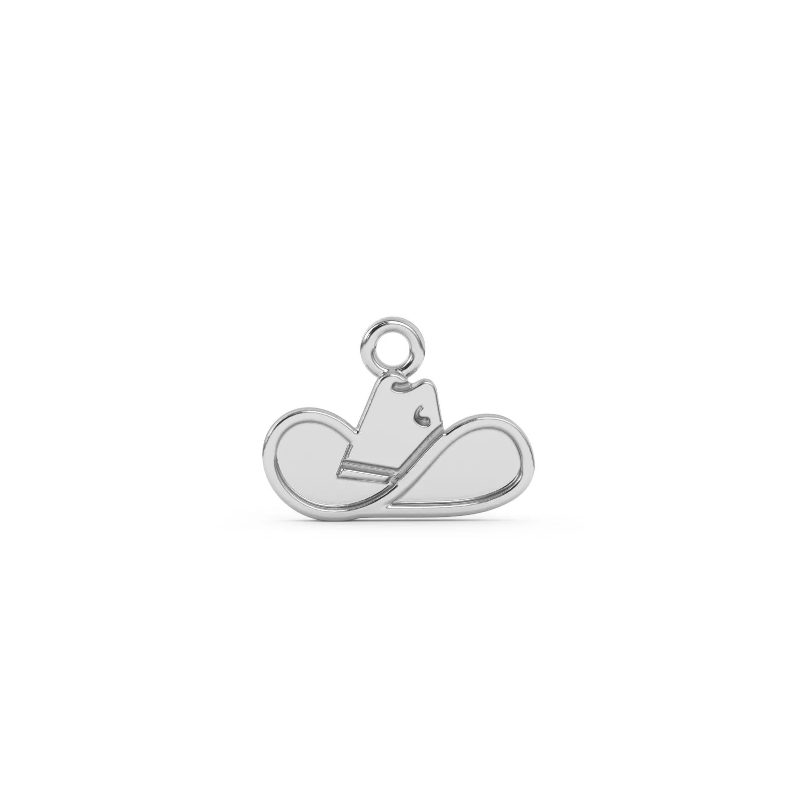 Cowboy Hat Charm | Sterling Silver