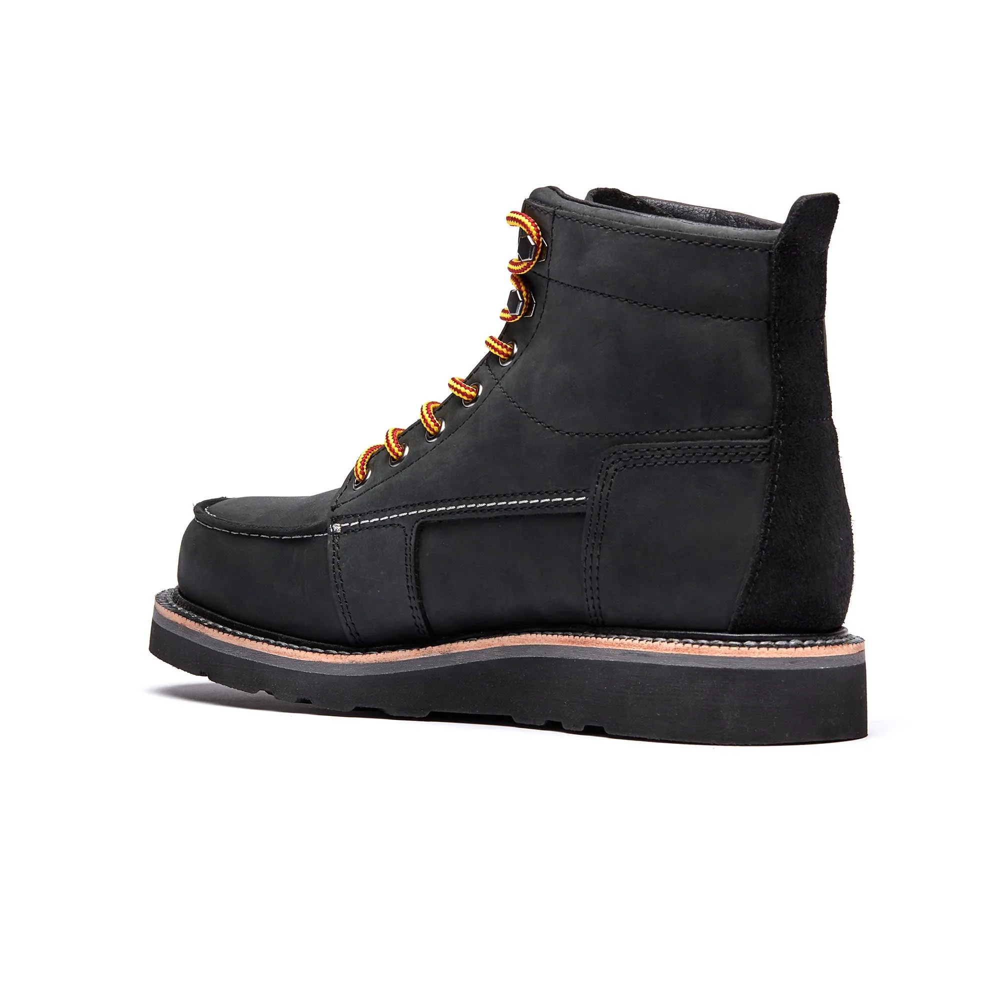 DNVR 6" Moc Toe Boot : Jet (Soft Toe/Unlined)