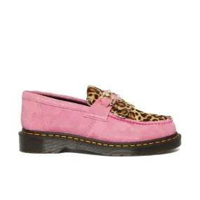 Dr. Martens Adrian Hair-On Snaffle Loafer 'Pink/Leopard'