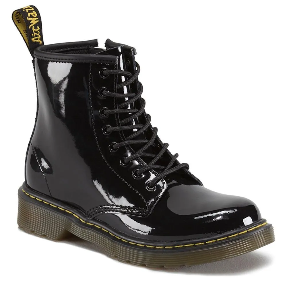 Dr. Martens Kids Delaney Black Patent Lamper