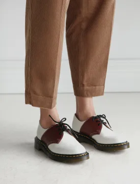 Dr. Martens Mie Saddle Shoe Cherry/White