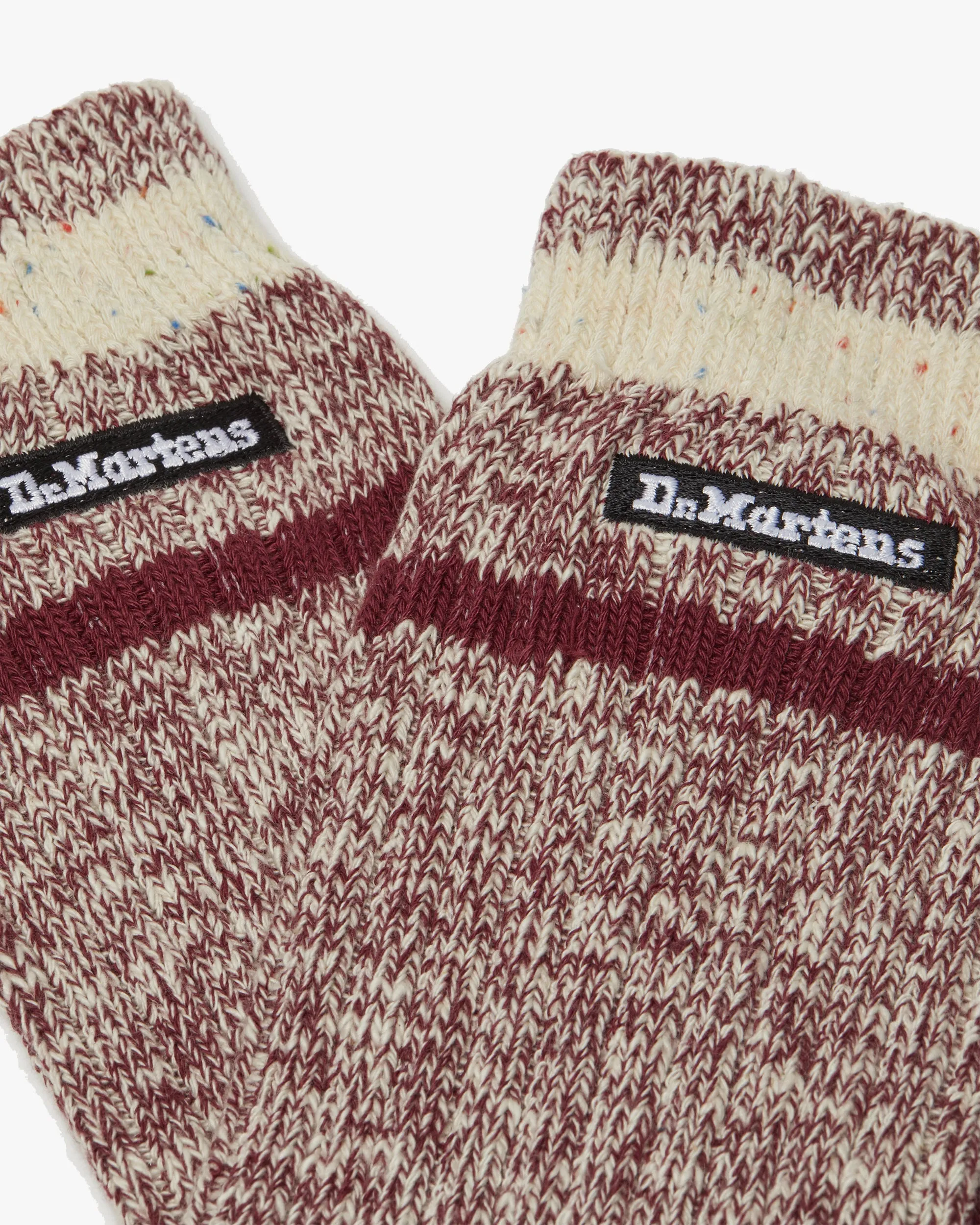 Dr Martens Organic Cotton Marl Socks - Oxblood