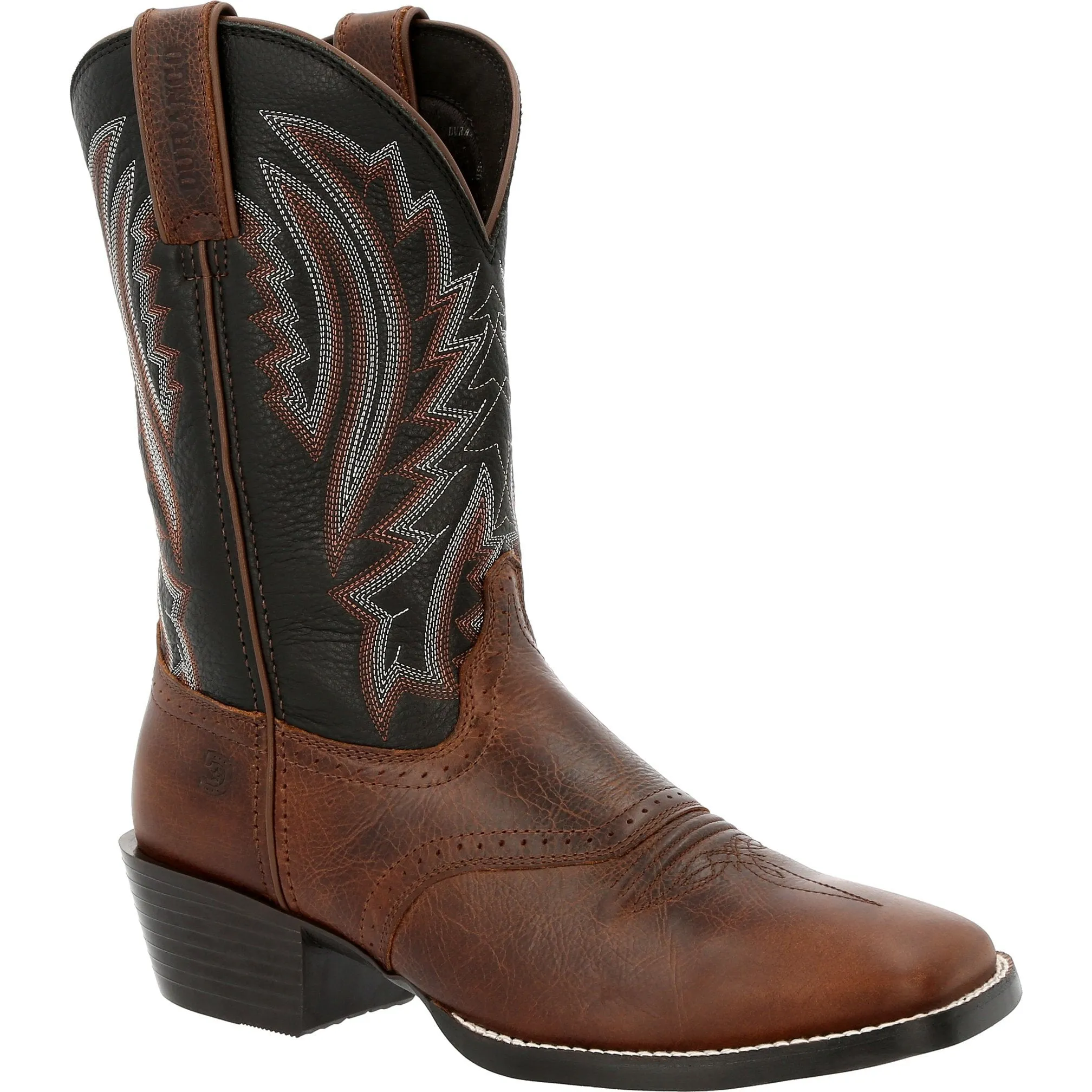 Durango Men's Westward 11" Square Toe Western Boot- Chestnut- DDB0351