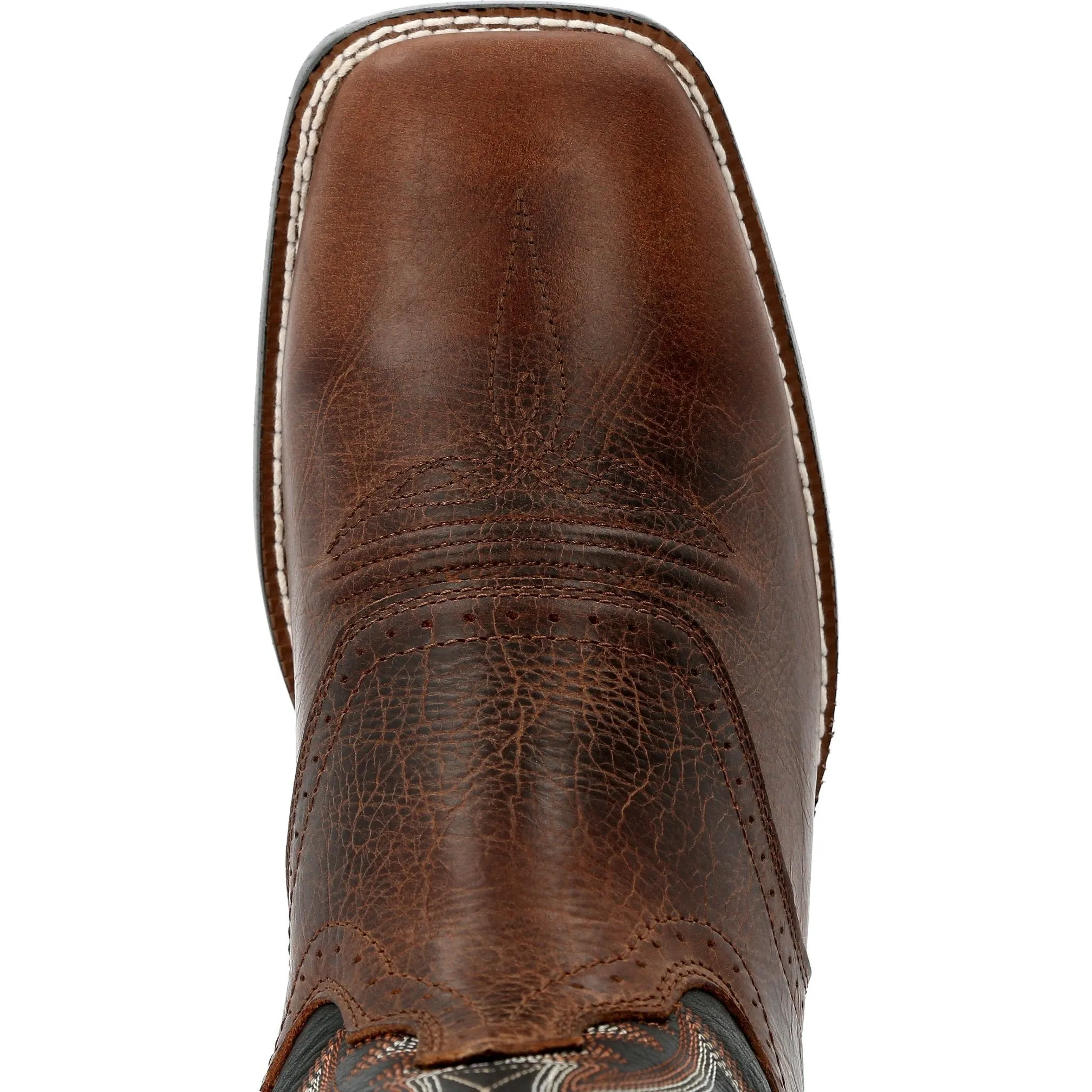 Durango Men's Westward 11" Square Toe Western Boot- Chestnut- DDB0351