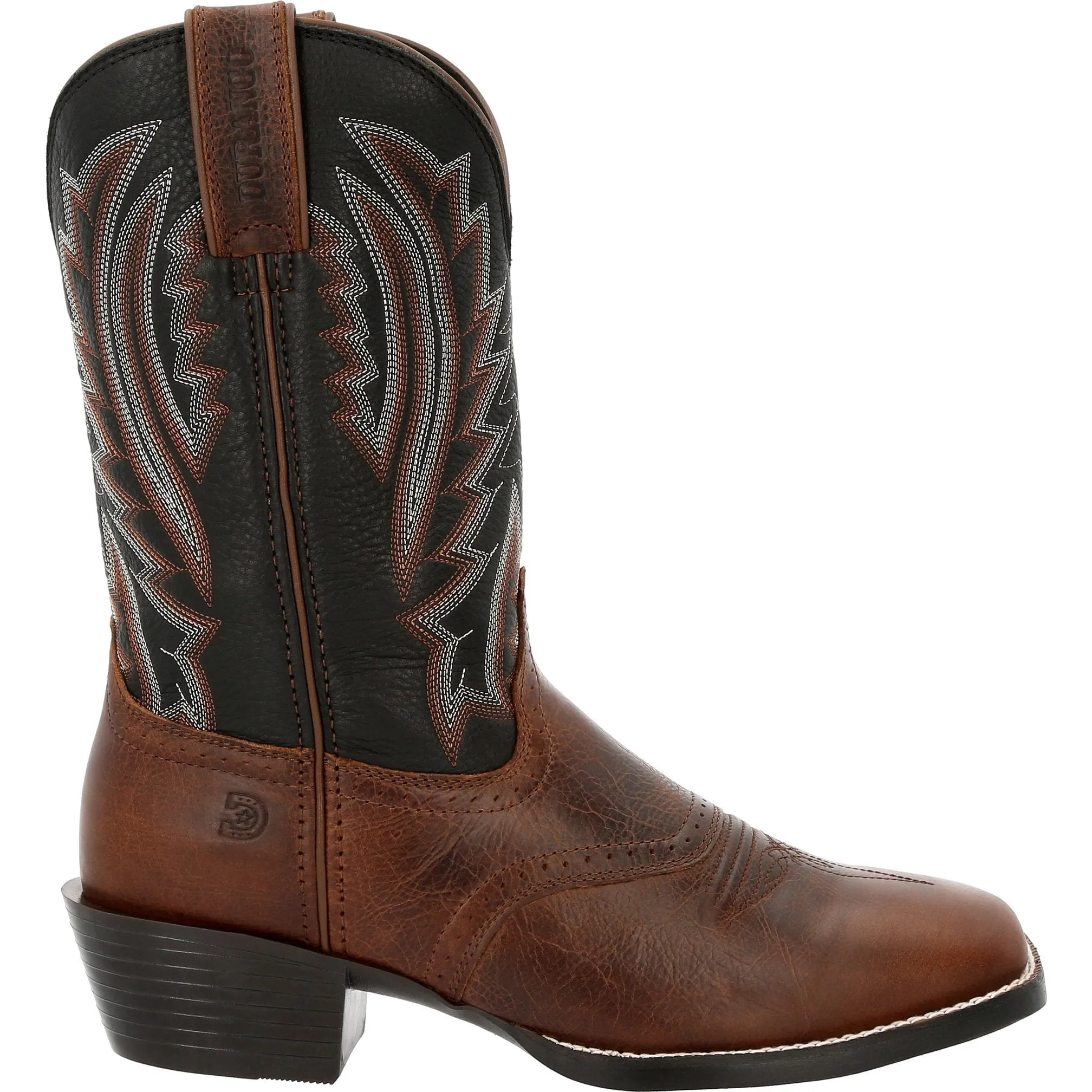 Durango Men's Westward 11" Square Toe Western Boot- Chestnut- DDB0351