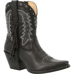 Durango Women's Crush 8" Soft Toe Zipper Bootie Western Boot- DRD0432