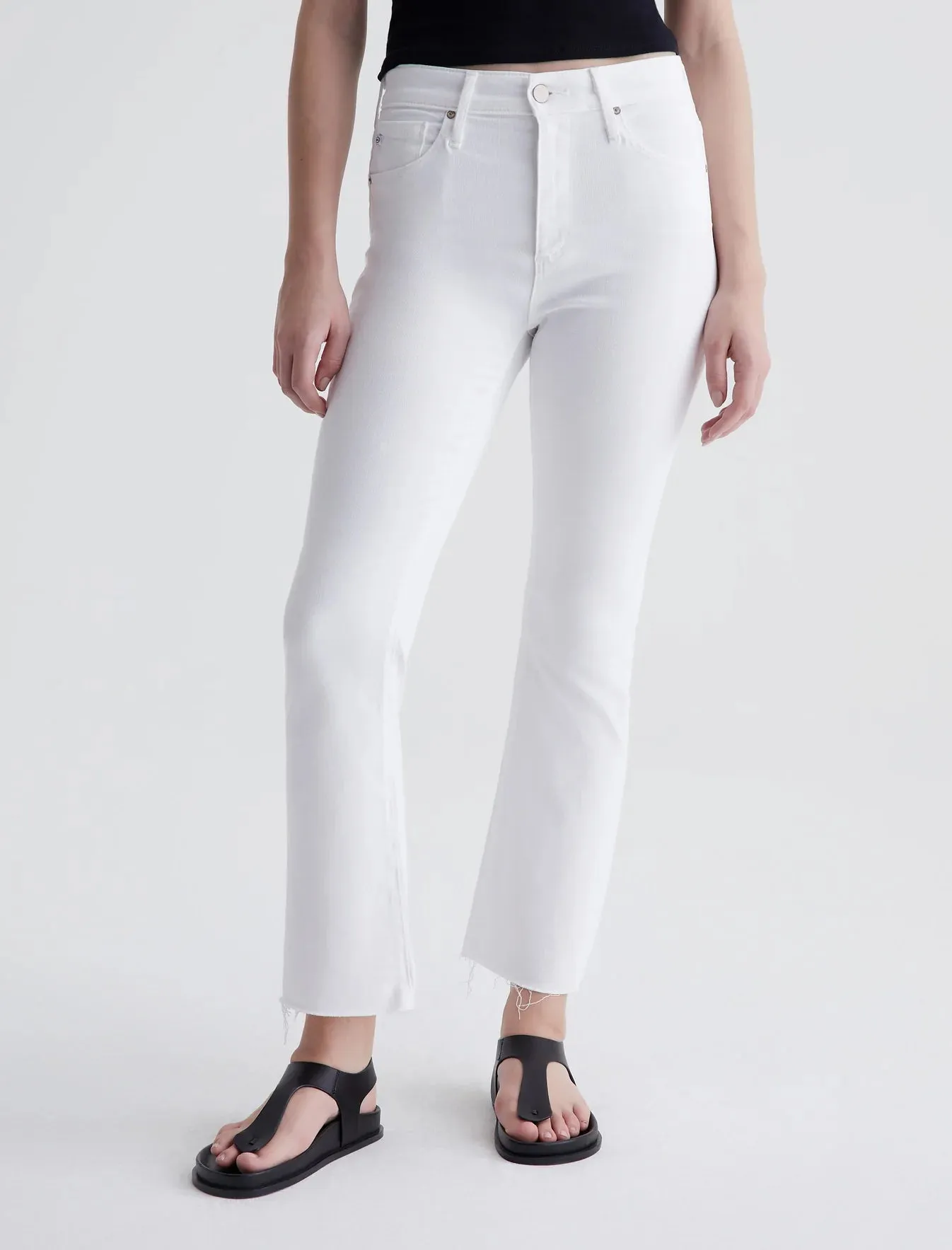 FARRAH BOOT CROP (MODERN WHITE) - A.G. DENIM