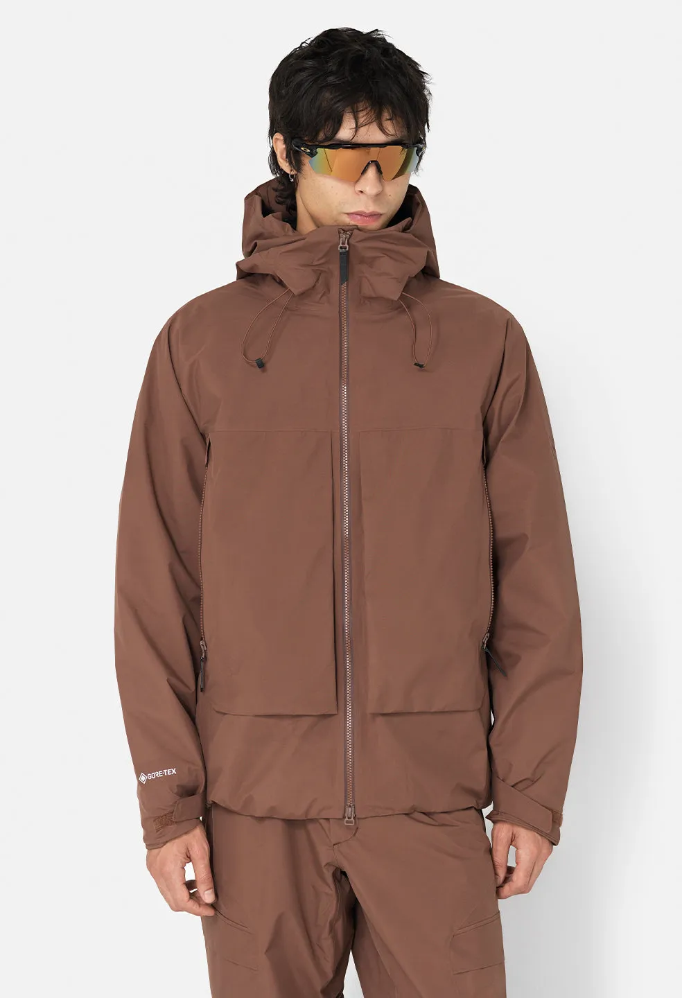 JOHN ELLIOTT X DESCENTE ALLTERRAIN SHELL JACKET / Chocolate