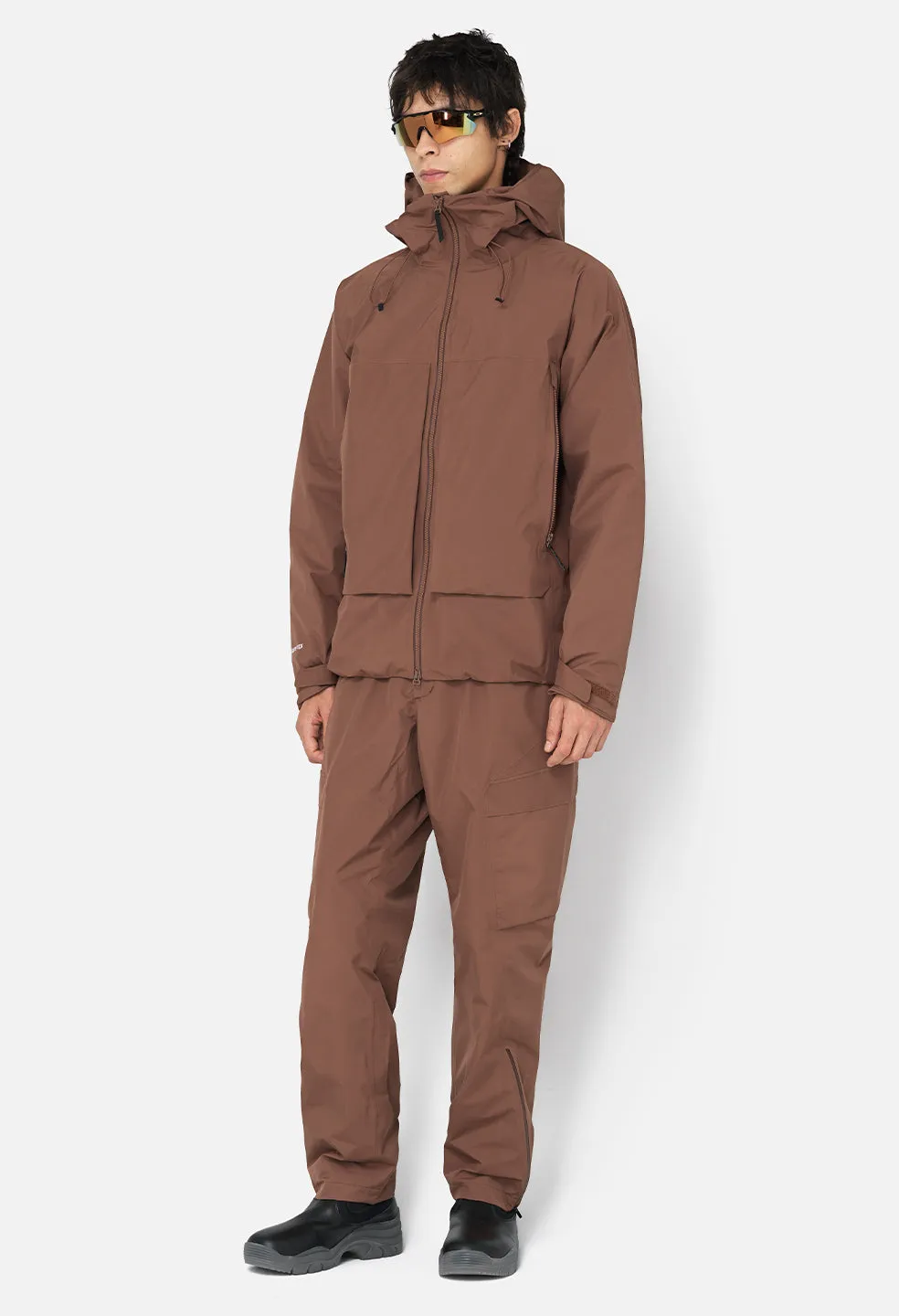 JOHN ELLIOTT X DESCENTE ALLTERRAIN SHELL JACKET / Chocolate