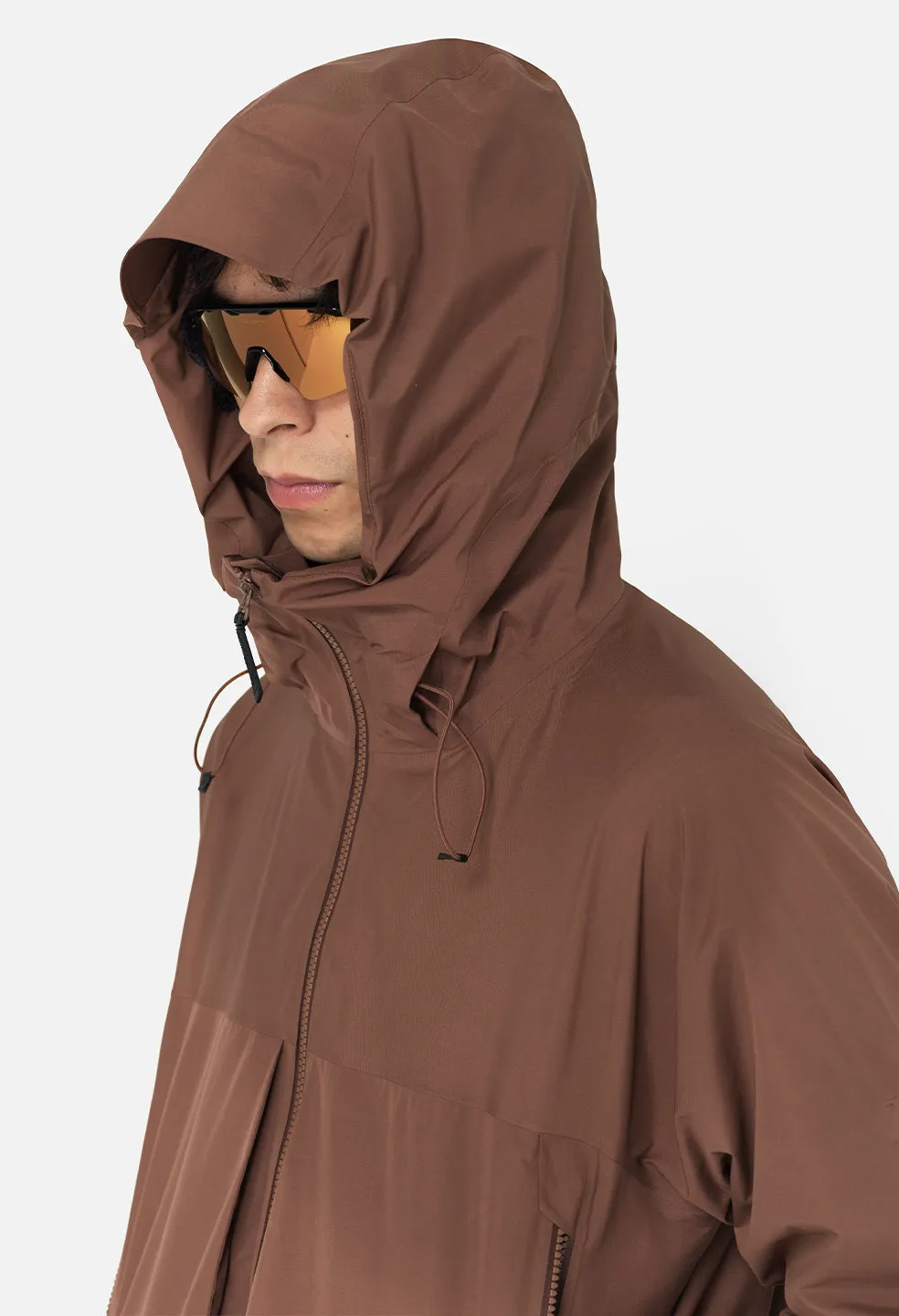 JOHN ELLIOTT X DESCENTE ALLTERRAIN SHELL JACKET / Chocolate