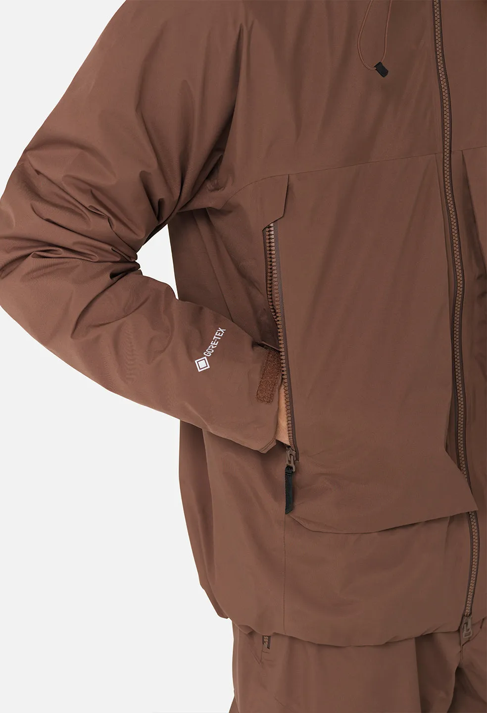 JOHN ELLIOTT X DESCENTE ALLTERRAIN SHELL JACKET / Chocolate