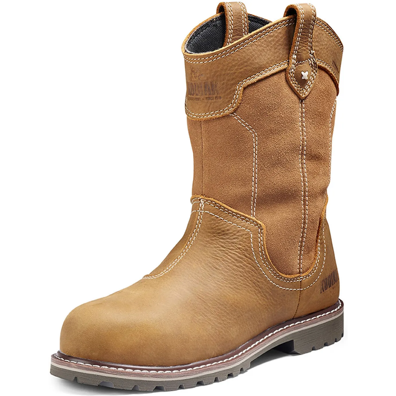 Kodiak Women's Bralorne Comp Toe WP Wellington Work Boot -Wheat- 8354WT