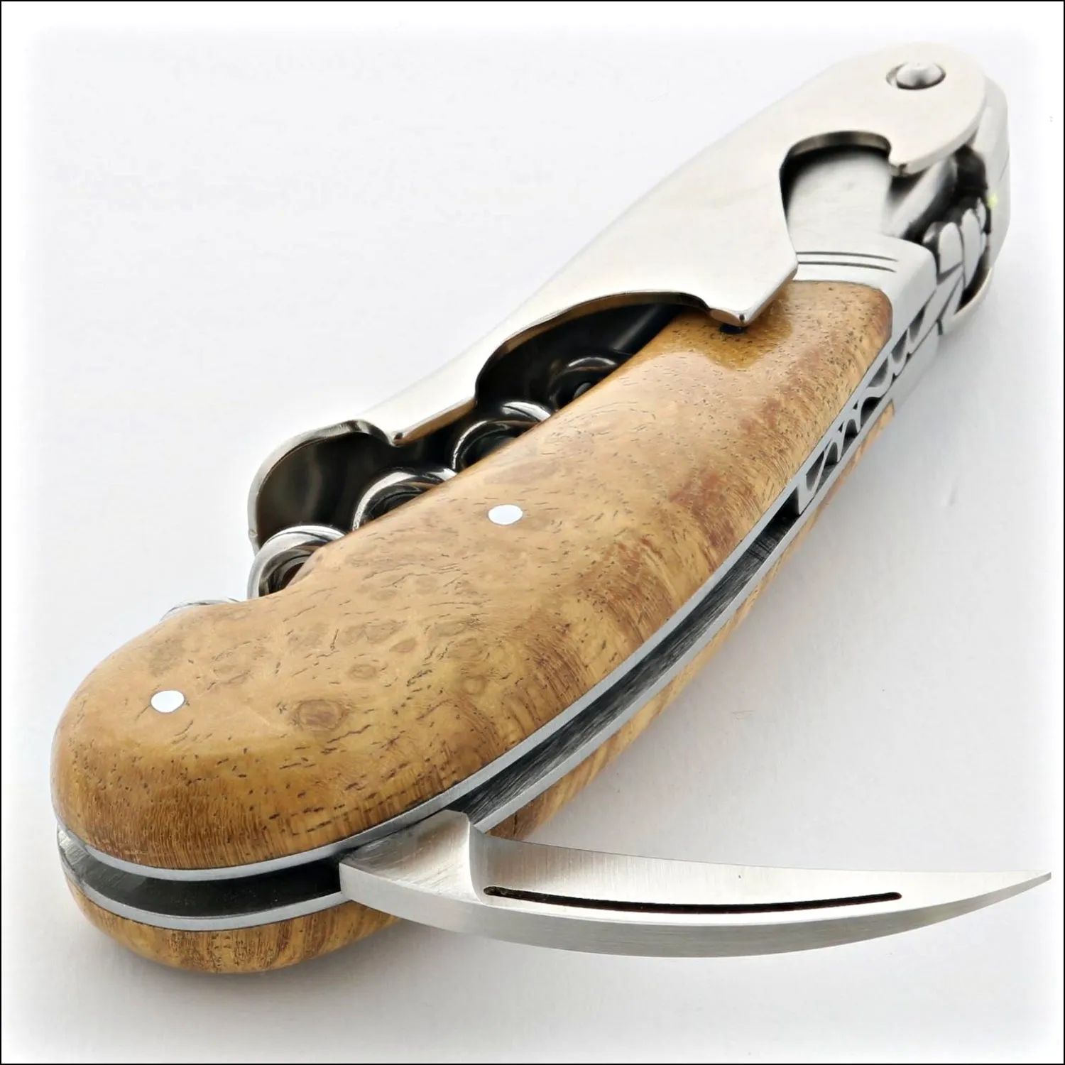 Laguiole Magnum Amboyna Burl Corkscrew - A