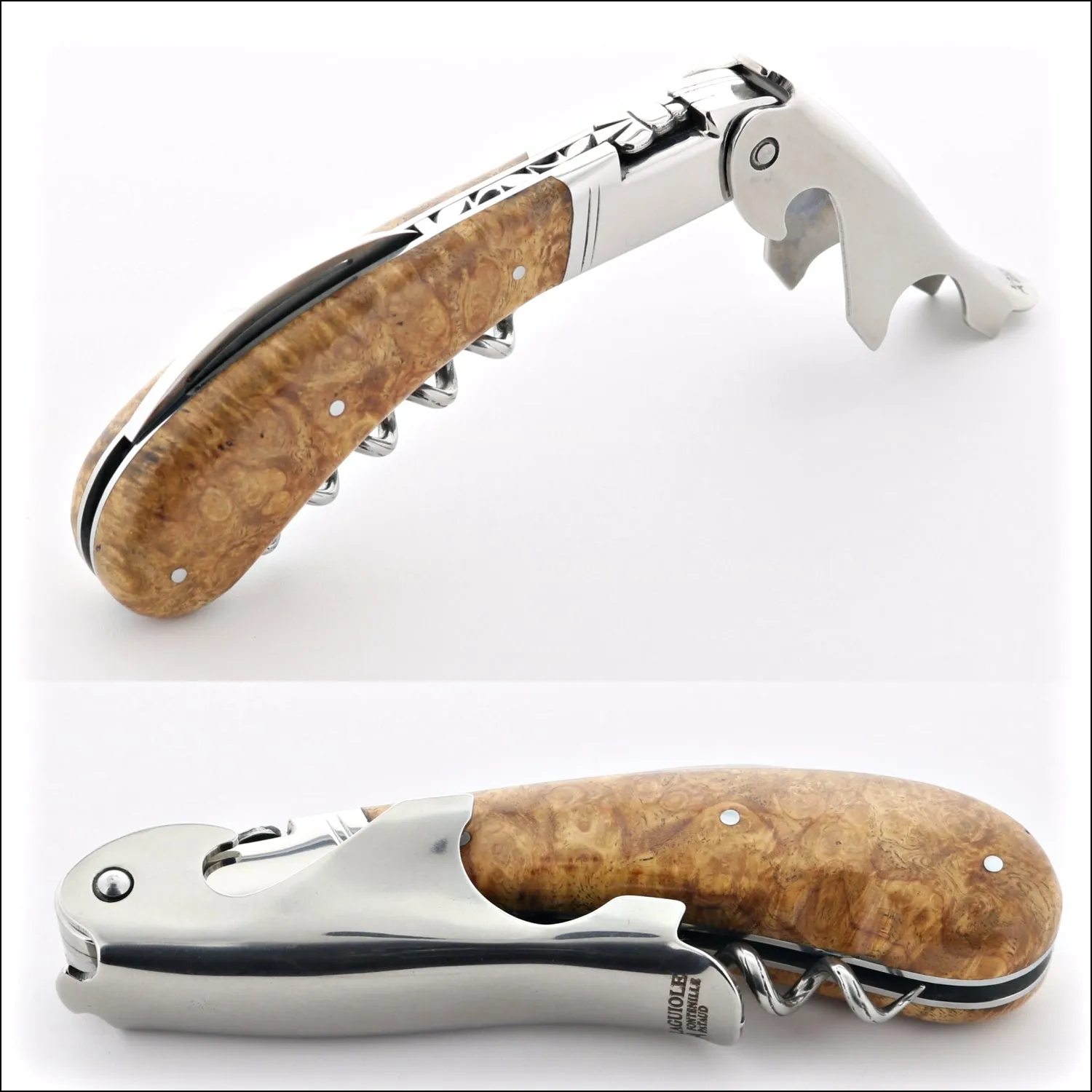 Laguiole Magnum Amboyna Burl Corkscrew - K