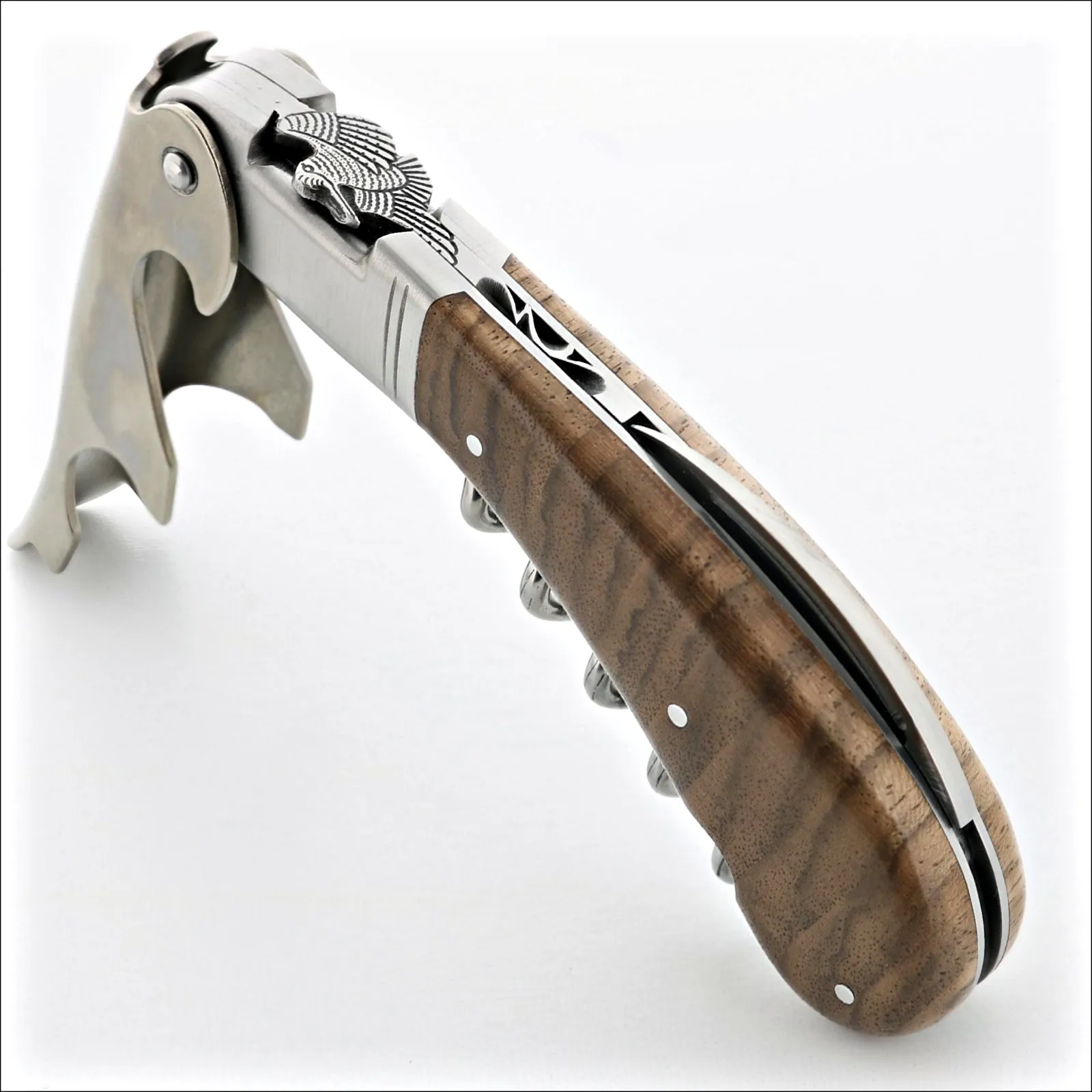 Laguiole Magnum Corkscrew Deco Woodcock - Burled Walnut