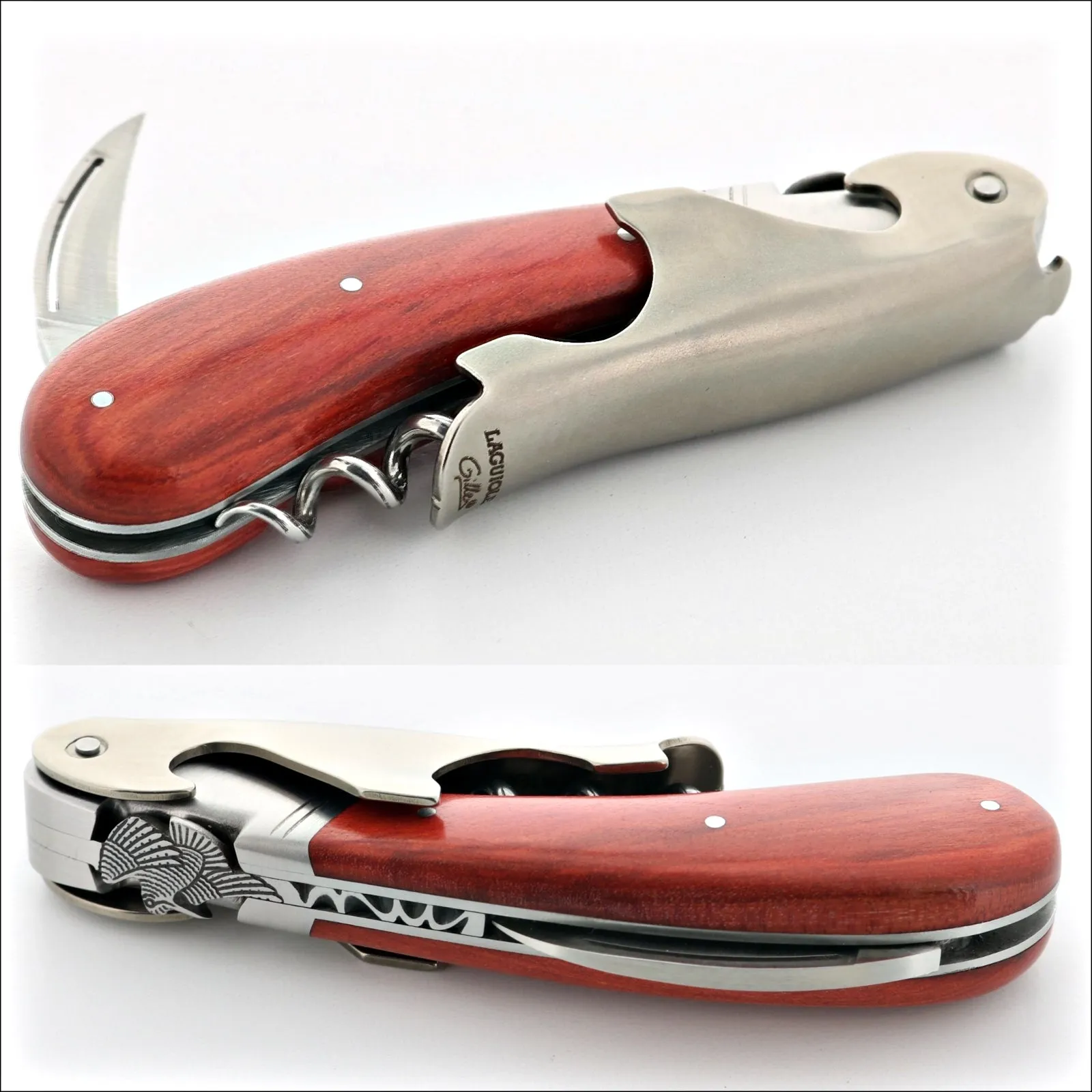 Laguiole Magnum Corkscrew Deco Woodcock - Rosewood