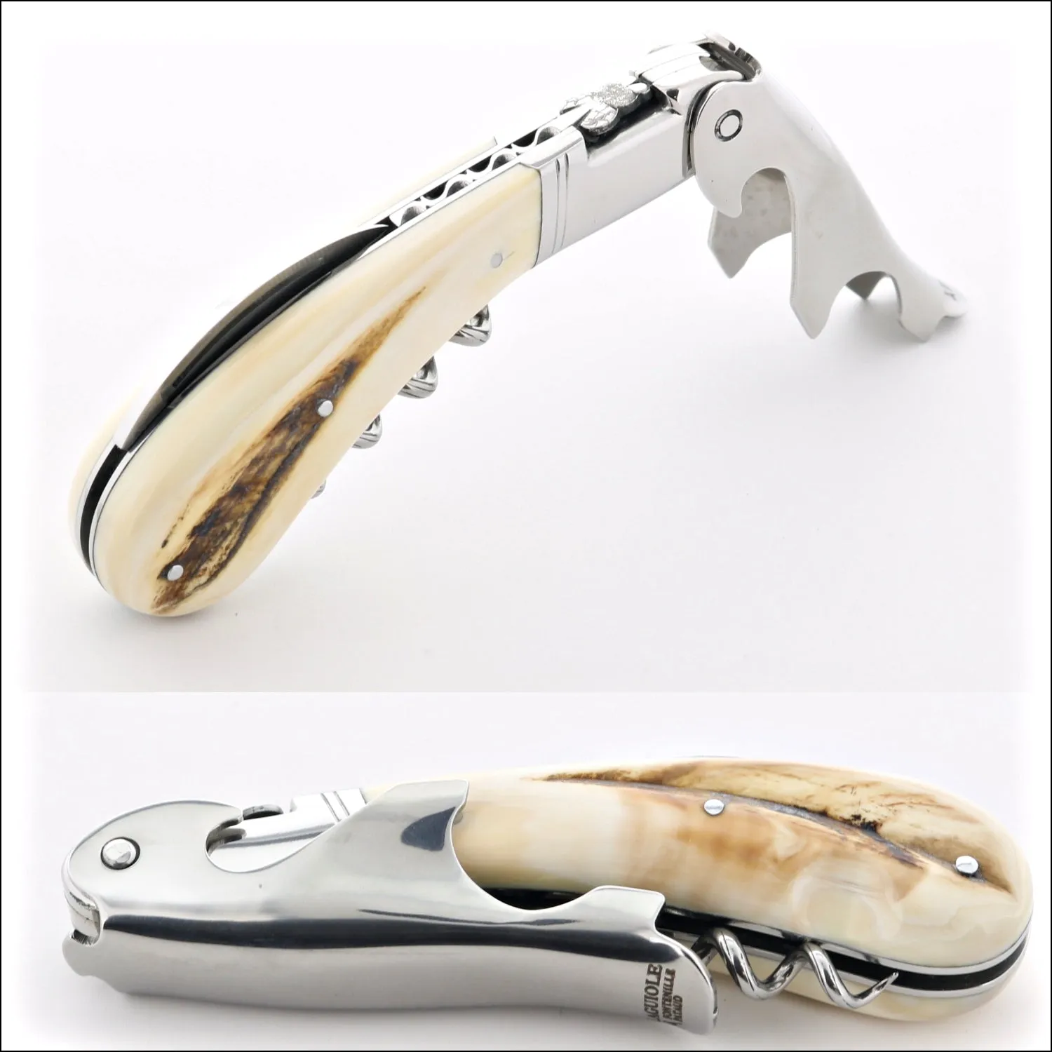 Laguiole Magnum Warthog Ivory Corkscrew - A