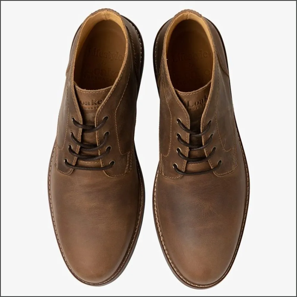 Loake Gilbert Brown Nubuck Boot Size 43 Only*