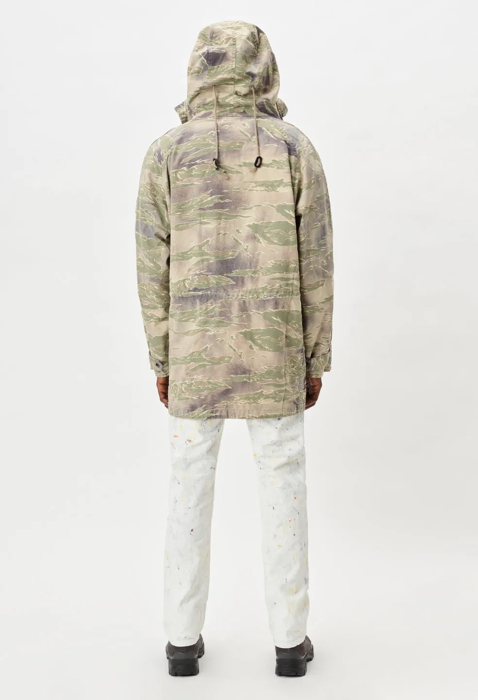 Military Parka / Washed Tiger Camo