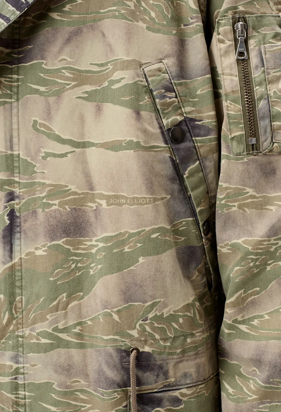 Military Parka / Washed Tiger Camo