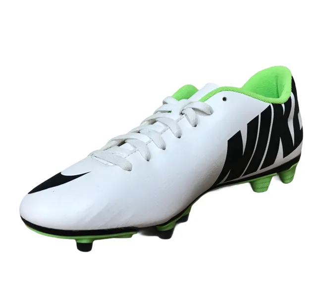 Nike men's football boot Mercurial Vortex FG 573873 103 white black green