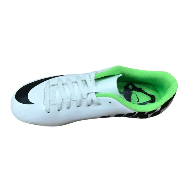 Nike men's football boot Mercurial Vortex FG 573873 103 white black green