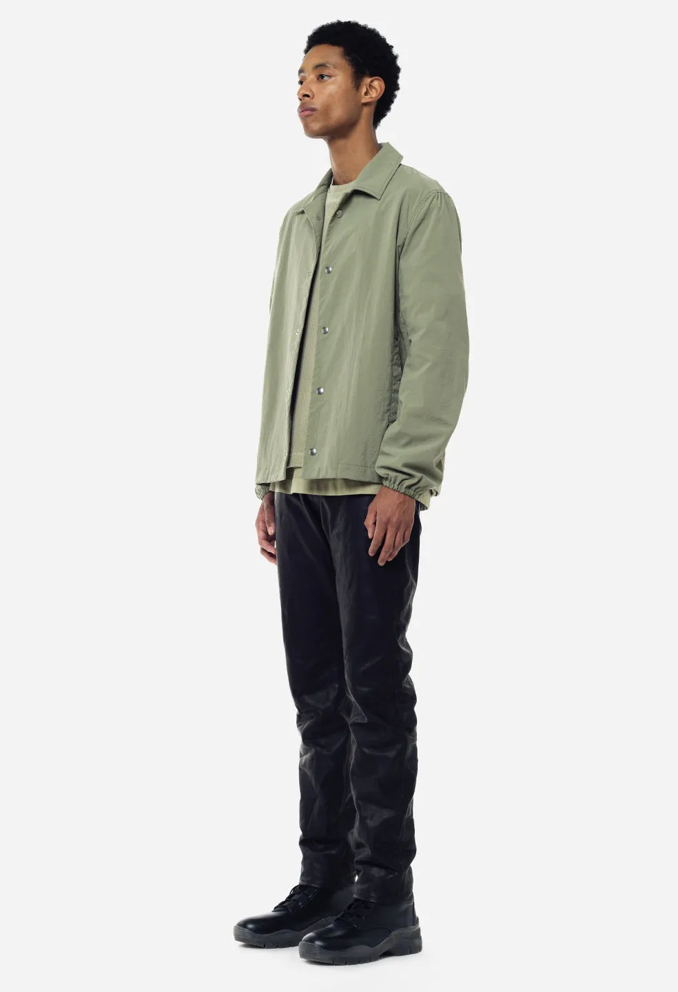 Nylon Coach's Jacket / Sage