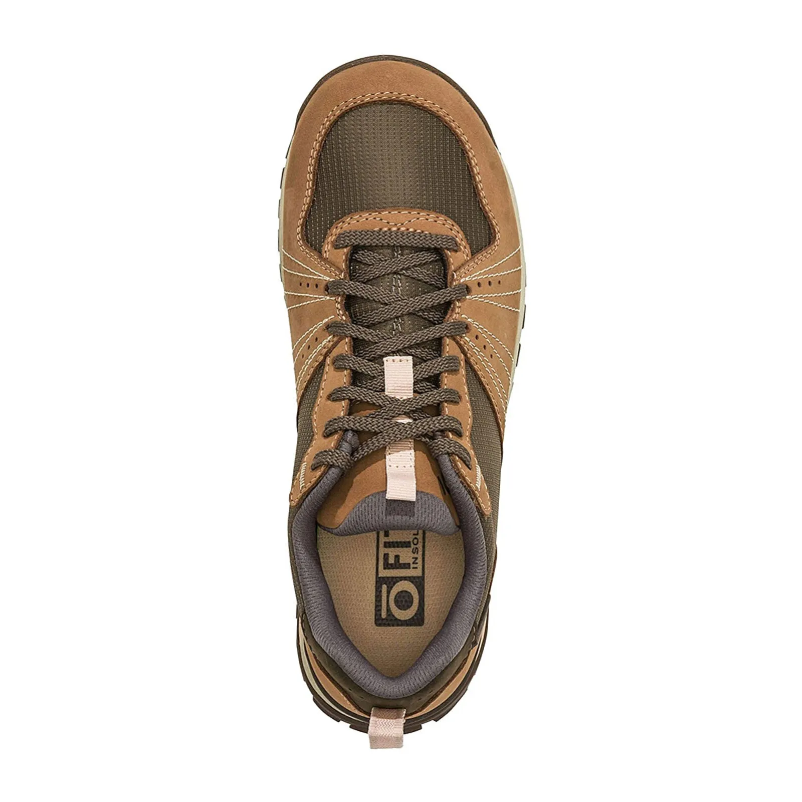 Oboz Bozeman Low Leather Lace Up Trail Shoe (Women) - Chipmunk