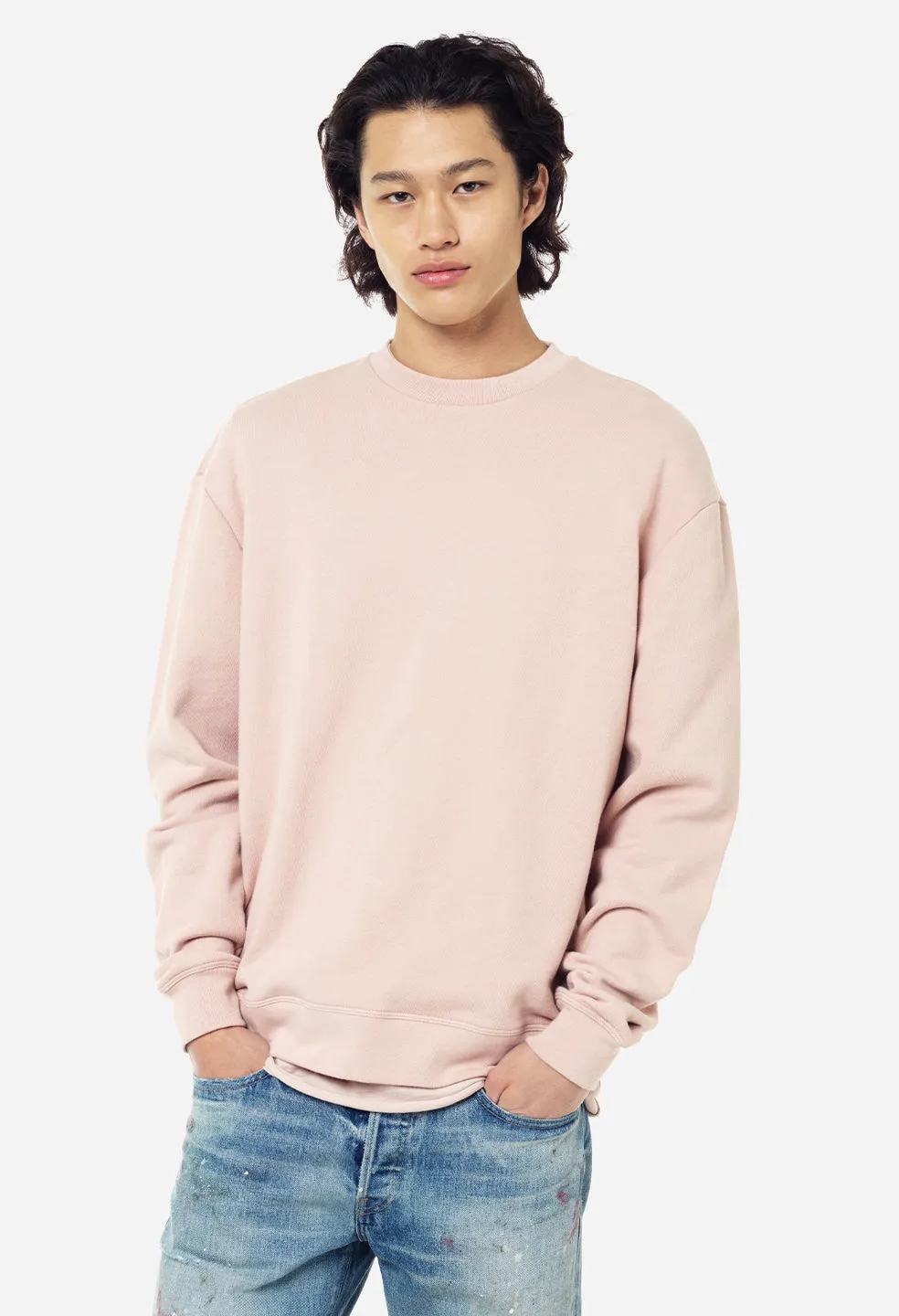 Oversized Crewneck Pullover / Twilight