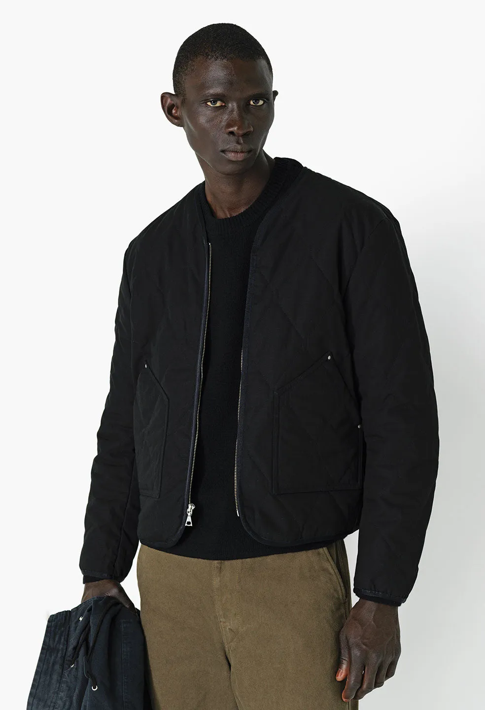 Paneled N-3B Jacket / Black