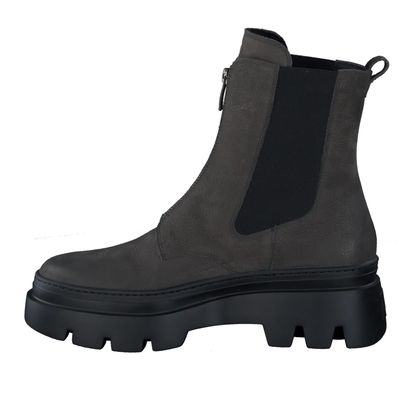 Paul Green Grey Zip Ankle Boot 8030