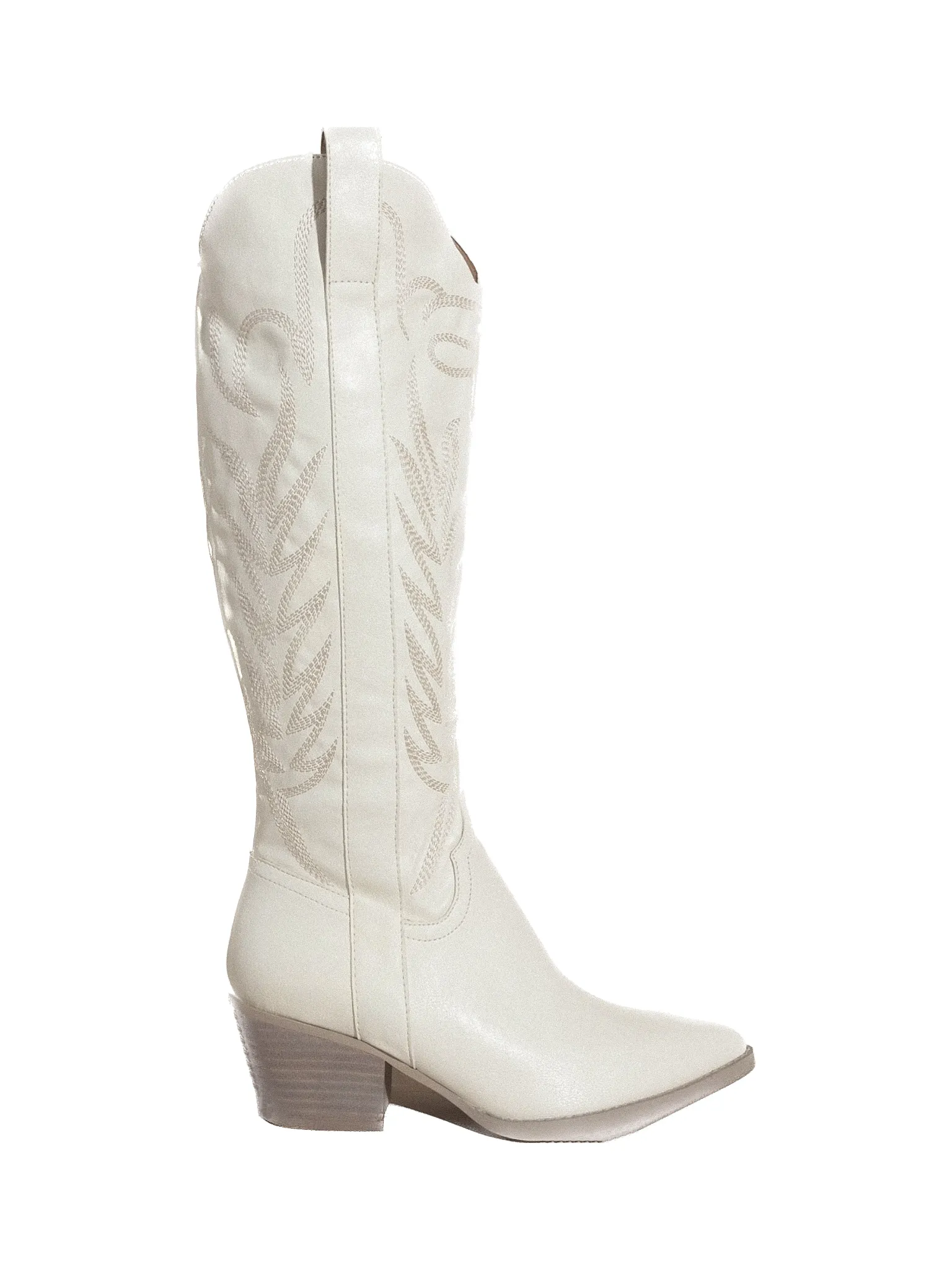 Samara Cowgirl Boot in White