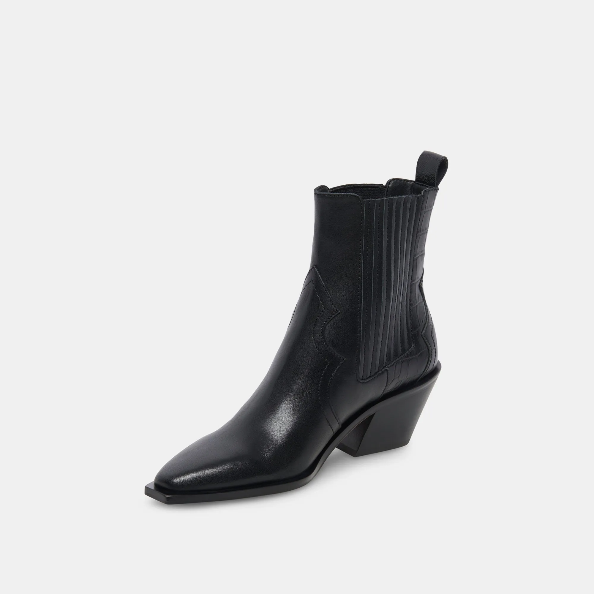 SENNA BOOTIES BLACK MULTI LEATHER - re:vita