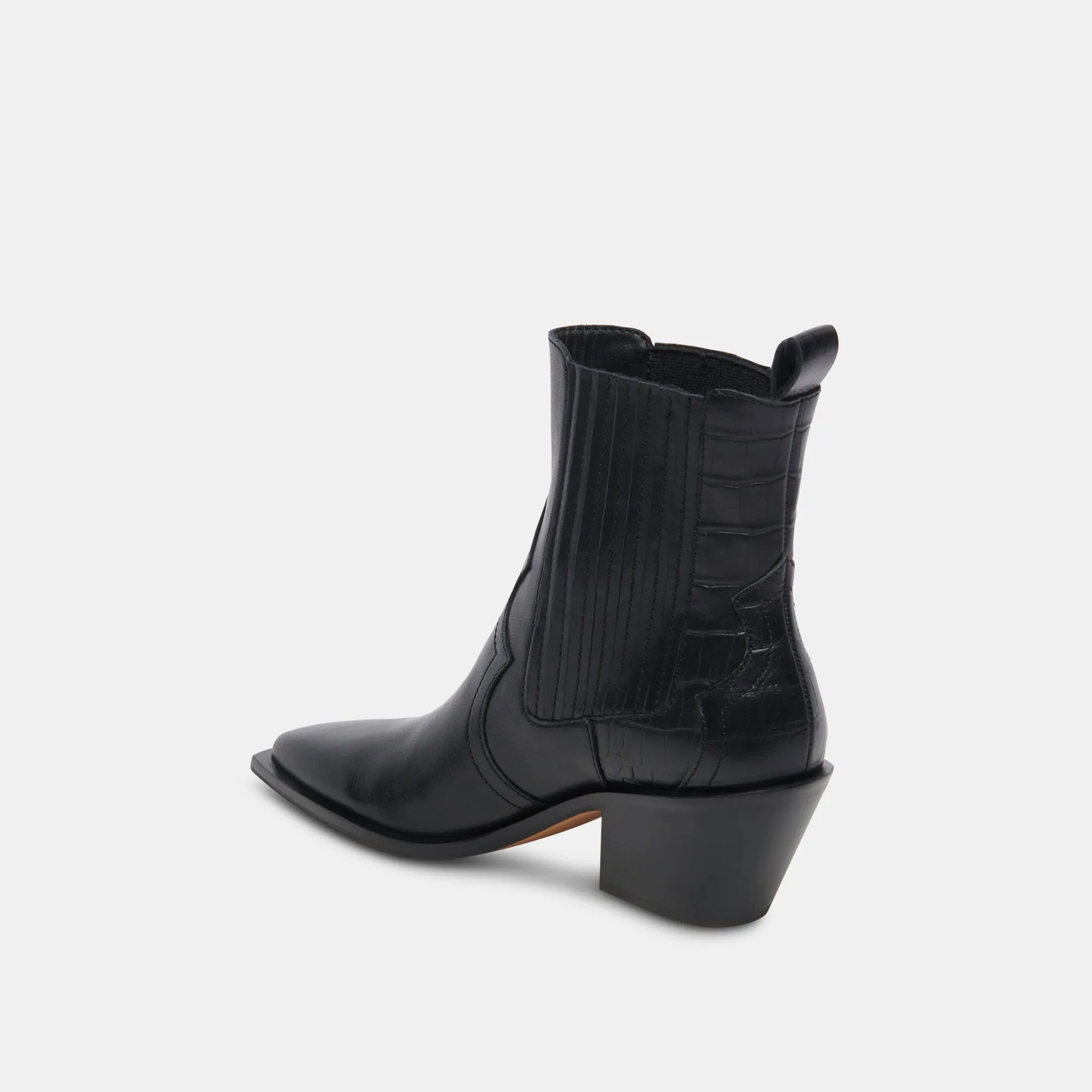 SENNA BOOTIES BLACK MULTI LEATHER - re:vita