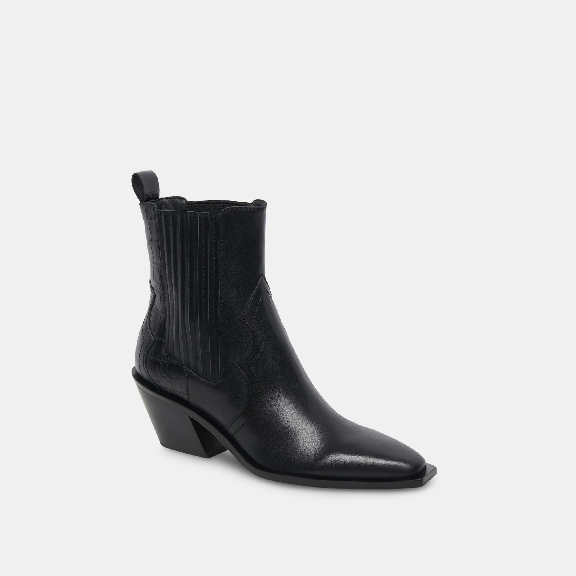 SENNA BOOTIES BLACK MULTI LEATHER - re:vita