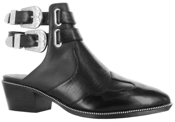 Senso Women's Lucas III Open Back Ankle Boot - EBONY